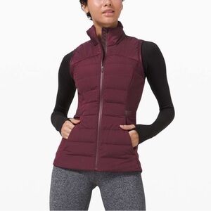 Lululemon Down For It All Vest Sz 0